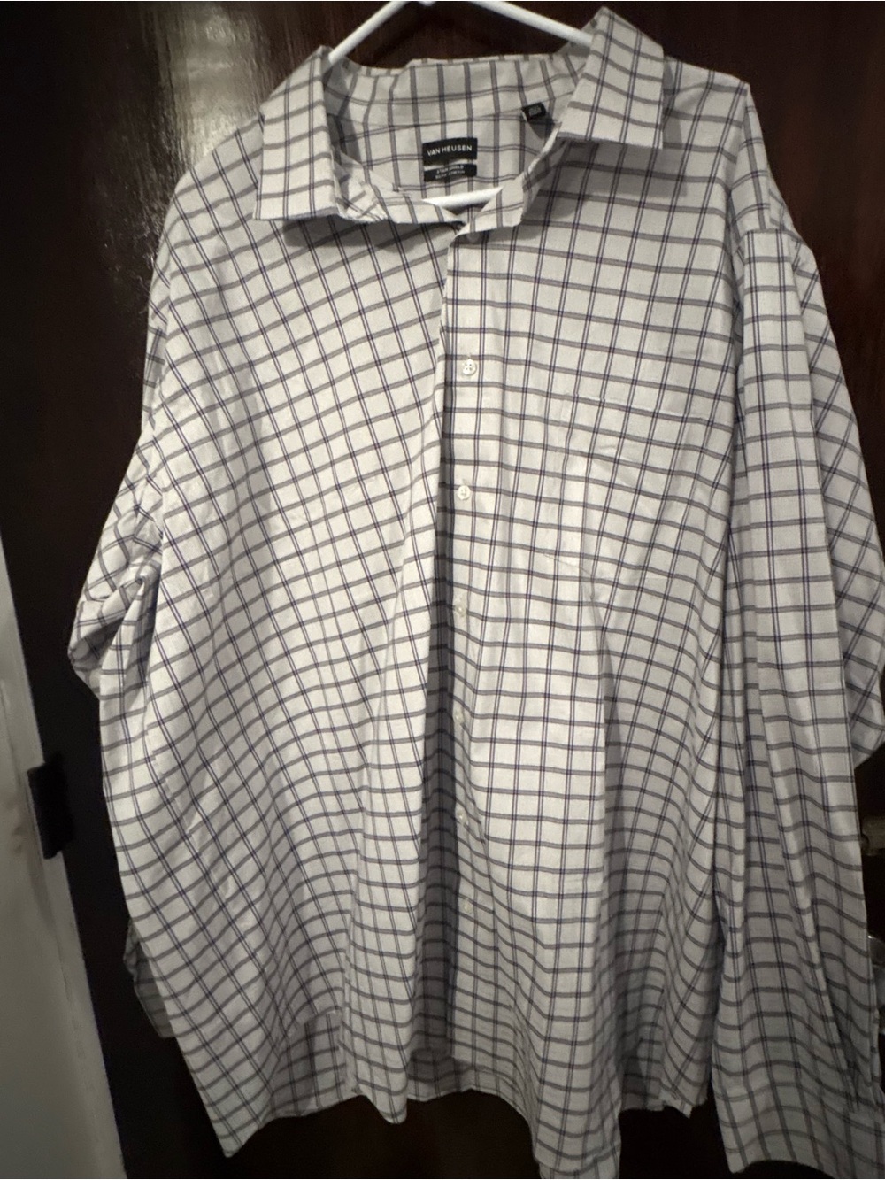 Bundle 3 for $15. Big & Tall Van Heusen Dress Shirt W Windowpane Check. Neck 20.